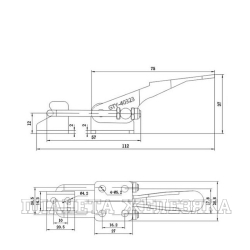 Зажим стягивающий усилие 150кг UMC-40323