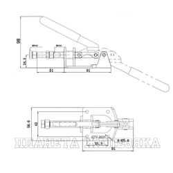 Зажим шатунный усилие 135кг UMC-302F