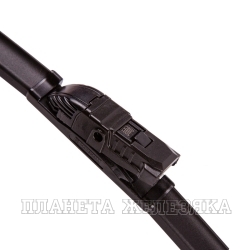 Щетка стеклоочистителя 60/45см MAZDA CX-5 (до 2017г),CX-9 бескаркасная hook, side pin, push/pinch bu