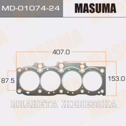 Прокладка головки блока TOYOTA Camry 2.0 16V 87-92 3S-FE (графит-эластомер) MASUMA