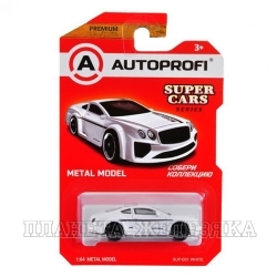 Модель автомобиля SUPER CARS Bentley SUP-001 белый 1:64