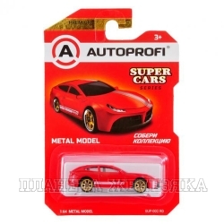 Модель автомобиля SUPER CARS Ferrari SUP-002 красный 1:64