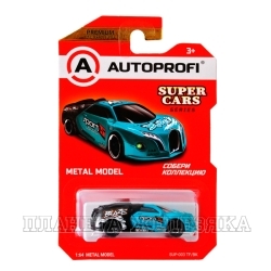 Модель автомобиля SUPER CARS SUP-003 тиффани/черный 1:64