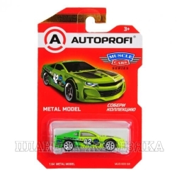 Модель автомобиля MUSCLE CARS Camaro MUS-003 зелёный 1:64