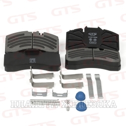 Колодки тормозные BPW TS2 4309 GTS Spare Parts