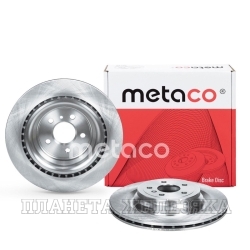 Диск тормозной MERCEDES W166 задний METACO (к-т 2шт)