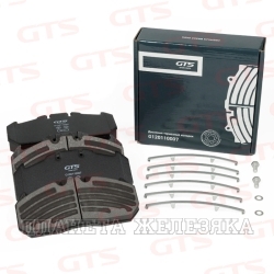 Колодки тормозные MAN 250x118x30,Meritor D-Elsa 2 GTS Spare Parts