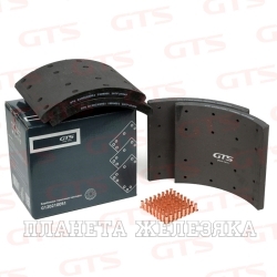 Накладка тормозной колодки SCANIA STD 413x203 (64 отв.:6.65x18/93280) GTS Spare Parts