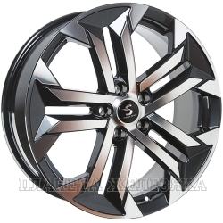 Диск колесный 19 литой K&K КР015 (Geely Tugella) DiamonD Black Gris