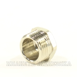 Заглушка M3/8" 6-гр, никелированная латунь RTP