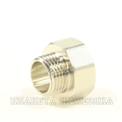 Переходник F3/4"-M1/2" никелированная латунь CTM