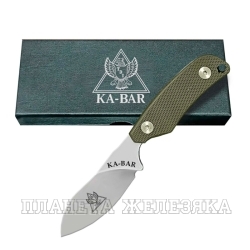 Нож скрытого ношения Ka-Bar TDI D2 65мм хаки