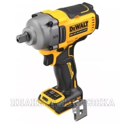 Гайковерт с АКБ 18.0В,2х5.0Ач Li-Ion,950Нм,1/2",кейс DEWALT