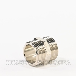 Бочонок M3/4"-M3/4" никелированная латунь MASTERPROF