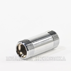 Бочонок-удлинитель M1/2"-M1/2" L+30мм никелированная латунь MASTERPROF