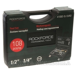 Набор инструментов 108 пр.1/4",1/2" 6-гр. ROCKFORCE