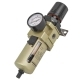 Фильтр-регулятор с индикатором давления 3/8" пропускная способность:4000л/мин, 0-10bar, температура воздуха: 5-60°, 10мк ROCKFORCE /1/25