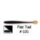 Приманка GARY YAMAMOTO Flat Tail 4.5" #020