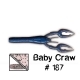 Приманка GARY YAMAMOTO Baby Craw 3.75" #187