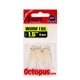 Октопус ASARI Worm Tail 1.5" #06-Peral White