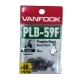 Крючки VANFOOK PLB-59F fusso black #4