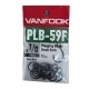 Крючки VANFOOK PLB-59F fusso black #1-0