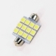 Автолампа 12V SV8.5/8 10W WHITE 12SMD светодиод 41мм