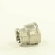 Муфта переходная F3/4"-F1/2" никелированная латунь VALTEC