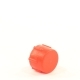 Заглушка пластик круглая М14х1,5 с внутренней резьбой красная