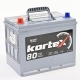 Аккумулятор KORTEX SILVER Dynamic ASIA D26 80 а/ч пуск.ток 750А