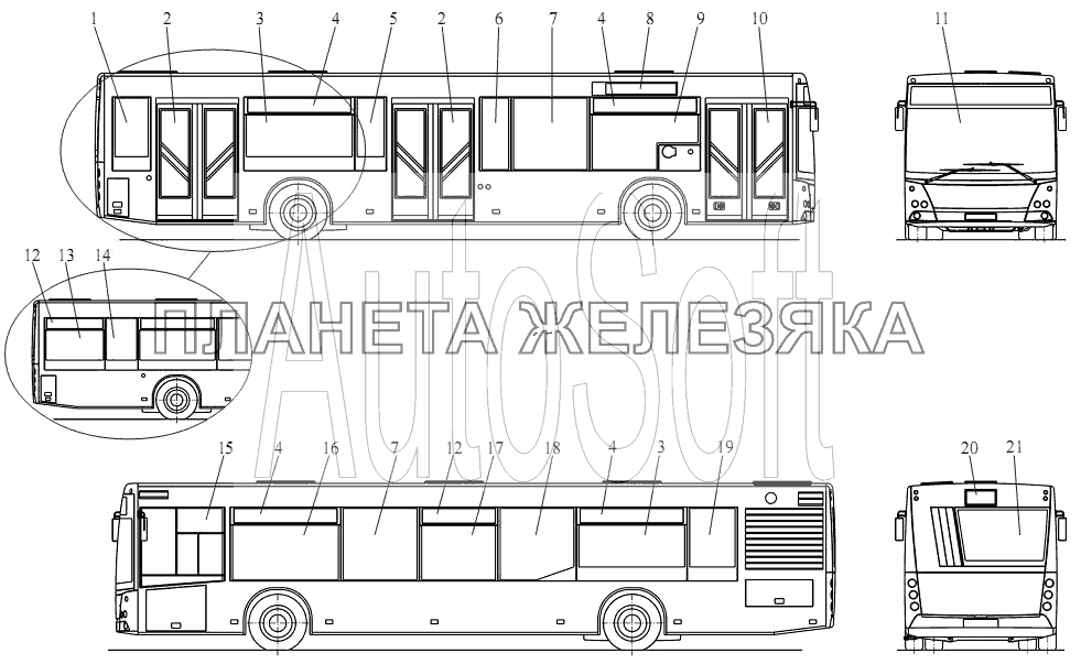 Установка стекол на МАЗ 20 МАЗ-203