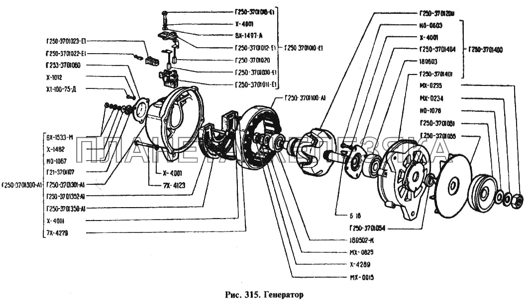 Генератор ГАЗ-24