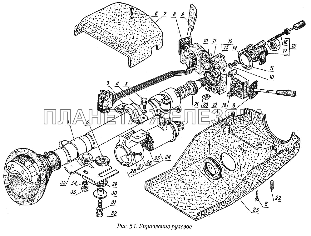 Управление рулевое ГАЗ-31029