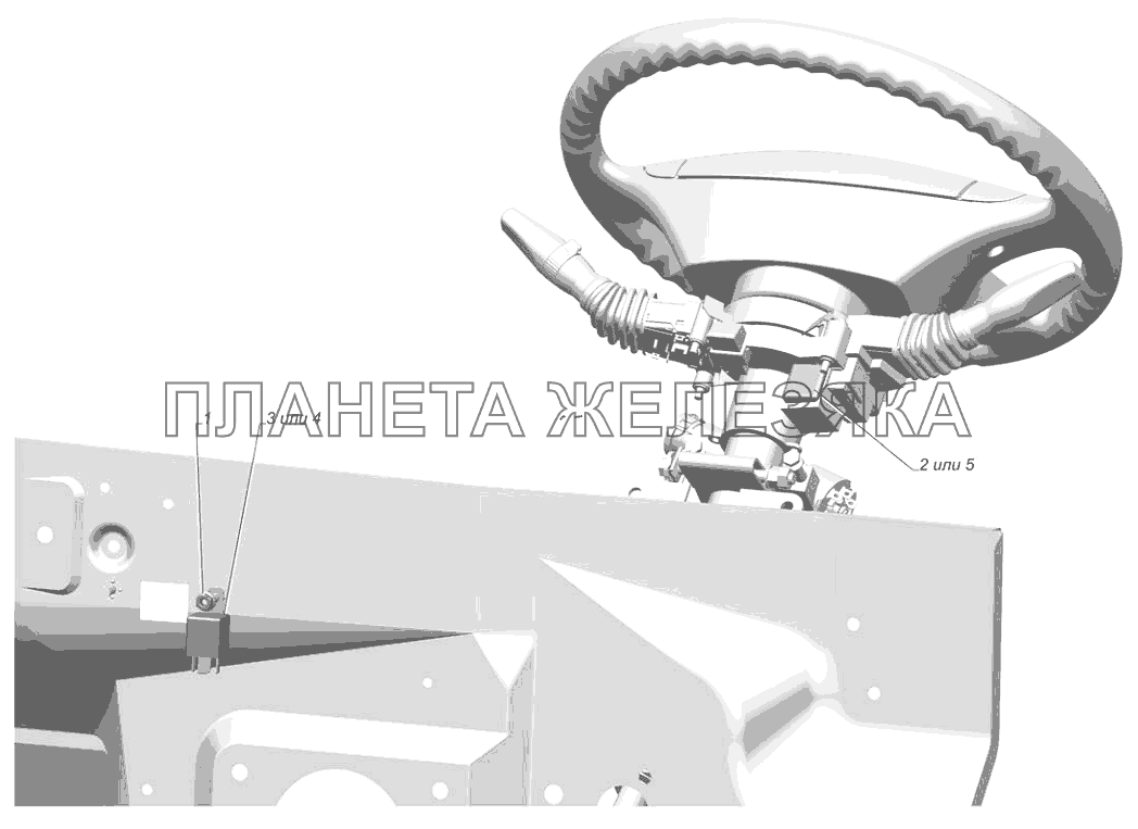 3302-3747002-101. Установка реле ГАЗ-3302 (с двиг. УМЗ)