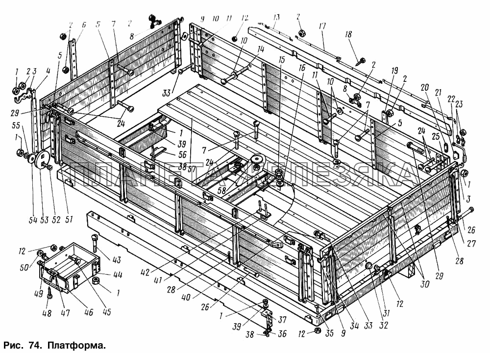 Платформа ГАЗ-3307