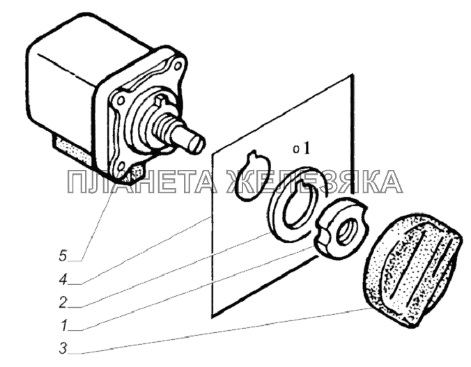 3309-3718005. Установка корректора света фар ГАЗ-33081