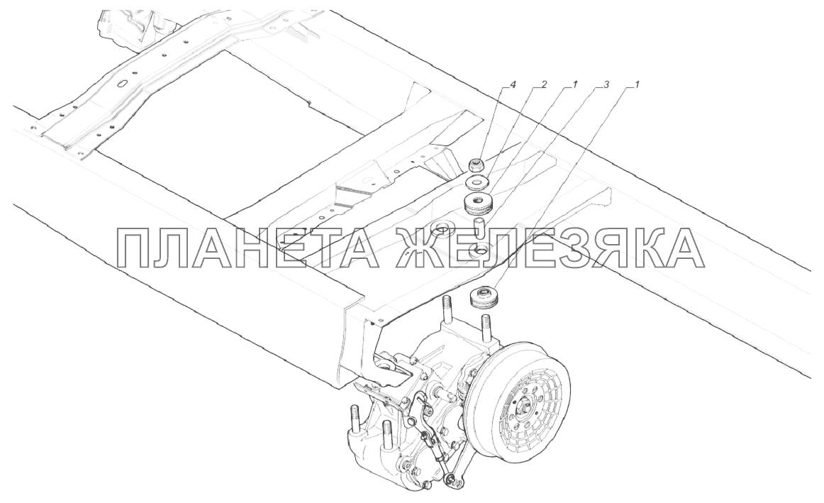 Схема сборки раздаточной коробки газ 33081