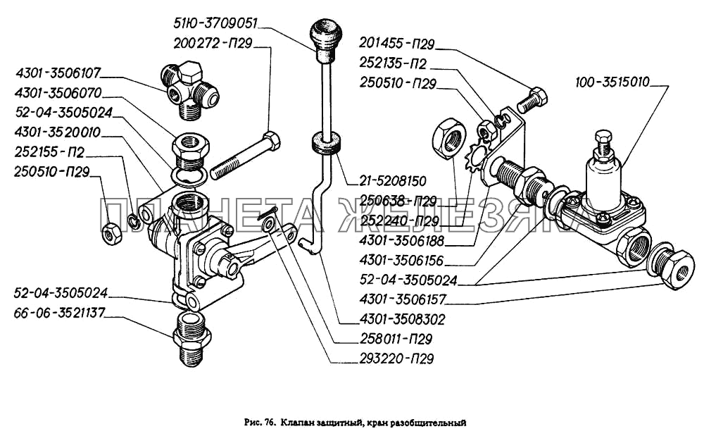 Схема тормозов газ 4301