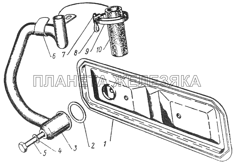 Детали вентиляции картера ГАЗ-12 (ЗИМ)