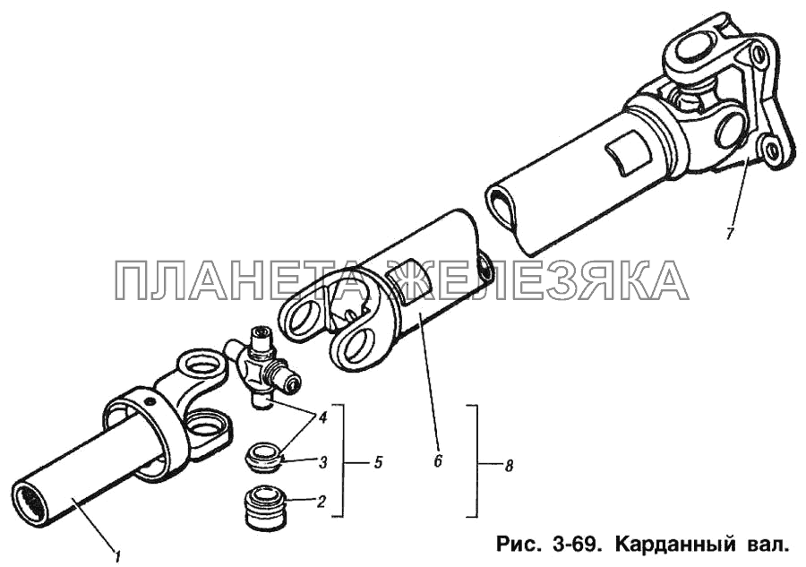 Карданный вал ИЖ 2715