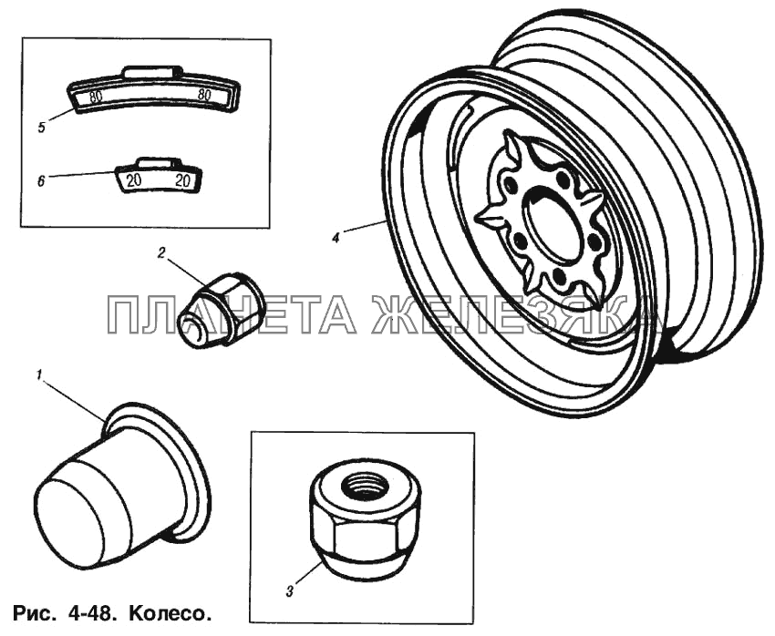 Колесо ИЖ 2715