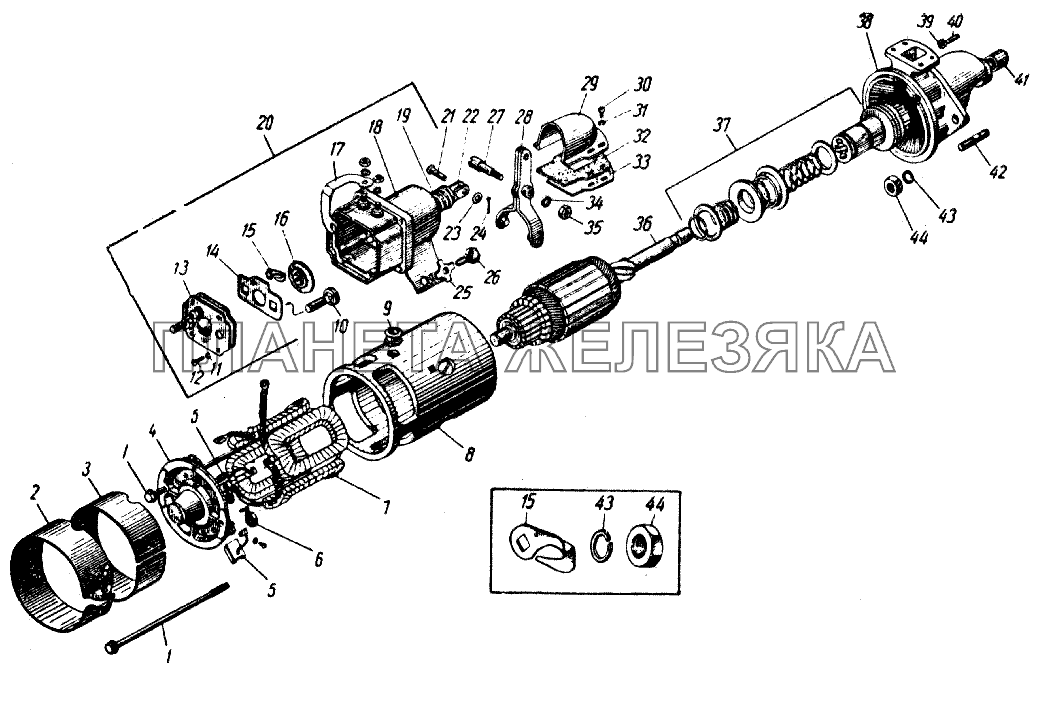 Стартер ИЖ 427