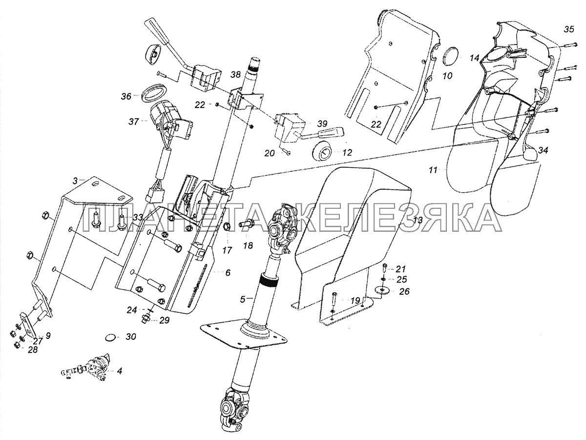Купить Рулевую Колонку Камаз