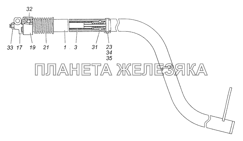 4308-1703325-82 Тяга КамАЗ-4308 (Евро 3)