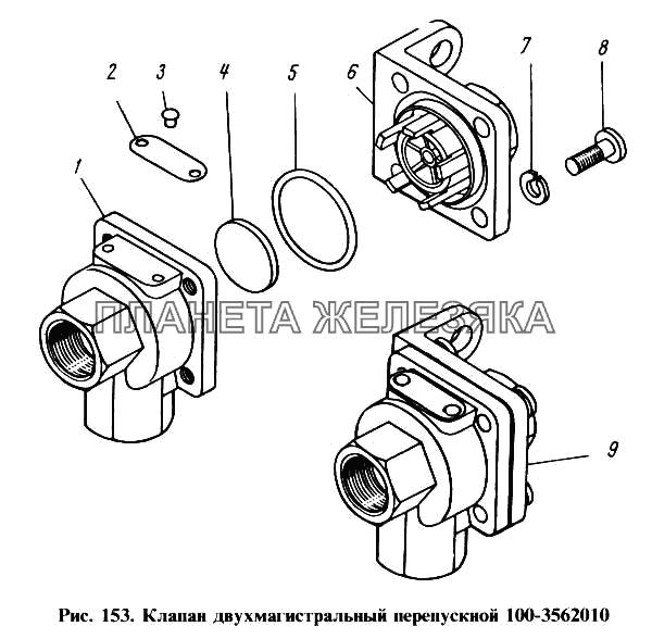 Ускорительный клапан камаз 4310