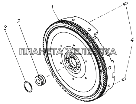 Маховик КамАЗ-43118