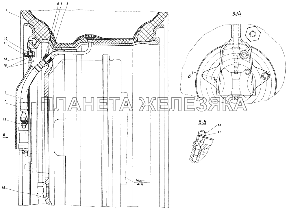 Установка колес КамАЗ-43118