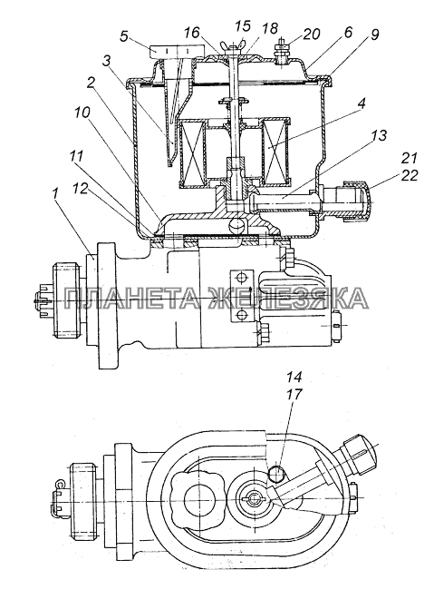 6540-3407200 Насос рулевого усилителя КамАЗ-43118 (Евро 4)