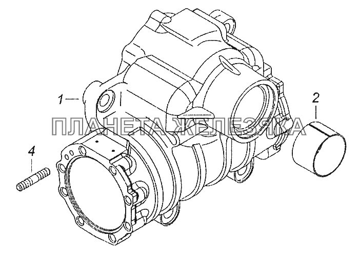 4310-3401010-20 Картер механизма рулевого управления КамАЗ-43253 (Часть-2)