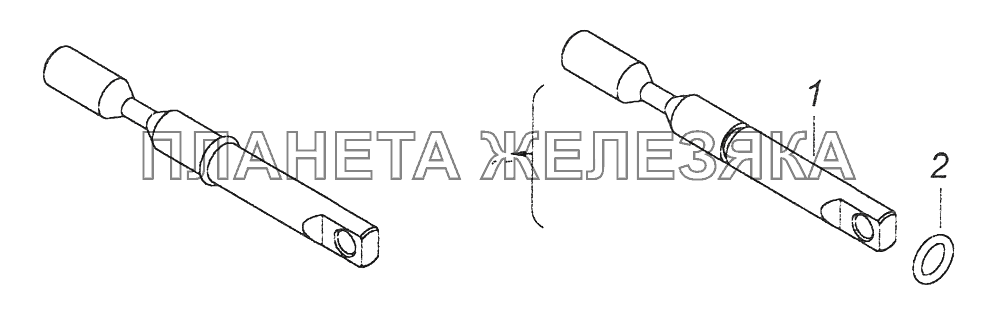 4310-3122034 Золотник крана КамАЗ-43261 (Евро-1, 2)